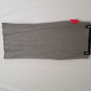 Grey pencil skirt